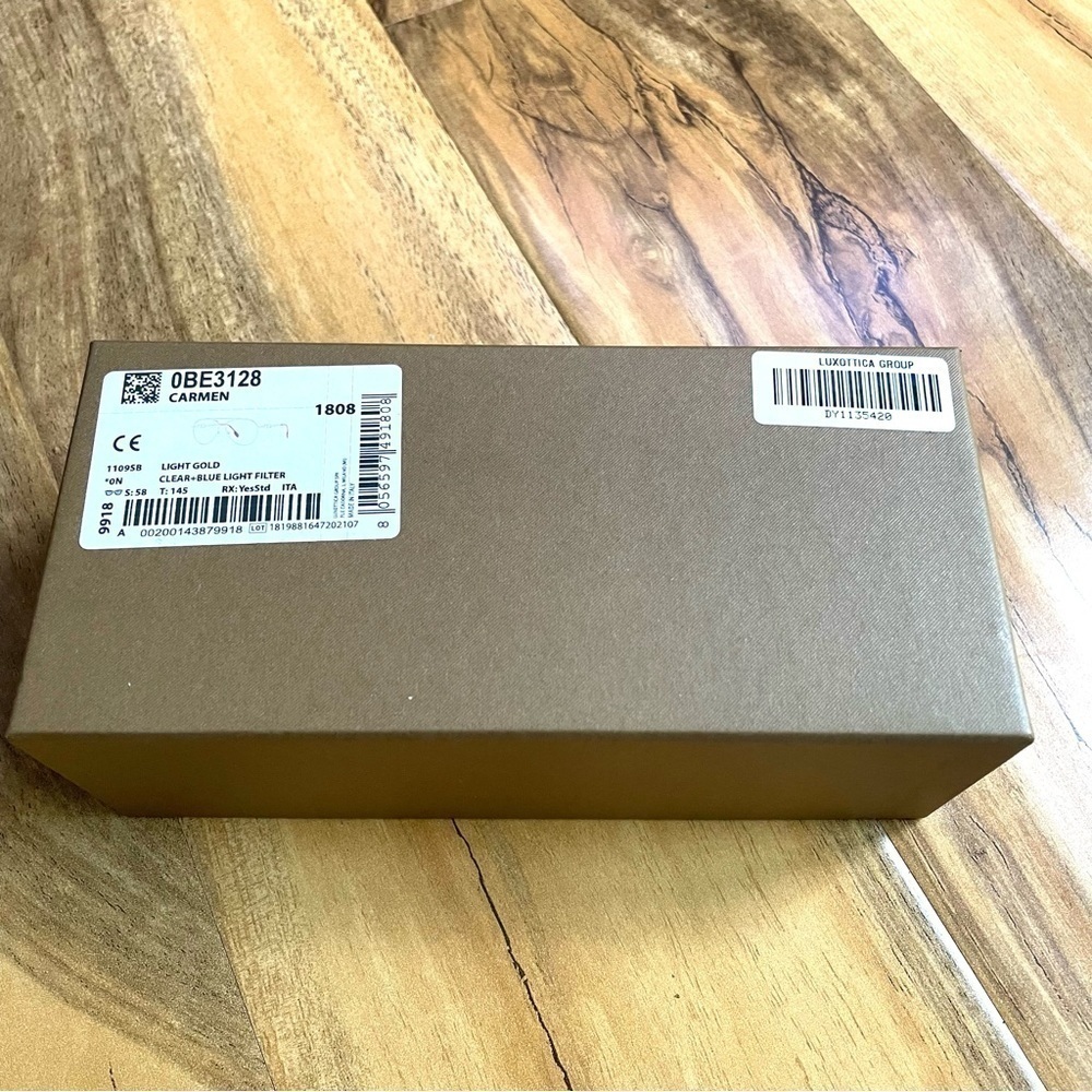 Authentic Burberry Sunglasses Empty Gift Box Cardboard Brown - Picture 3 of 6